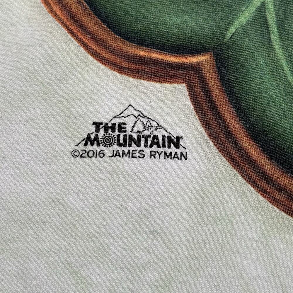 The Mountain Mens T-shirt Green St. Patrick's Fairy Fantasy Size L Irish Tie-Dye - Picture 5 of 8